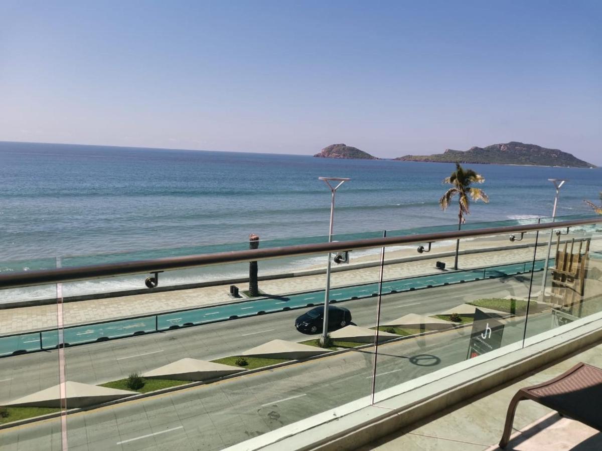 Hermoso Y Moderno Departamento Frente Al Malecon Con Preciosa Vista Al Mar Mazatlán Exterior foto